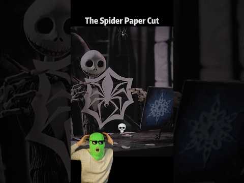 The Spider Paper Cut🕷