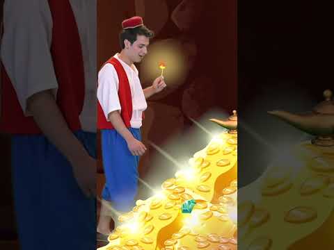 Aladino e la Lampada Magica 🪄 I Desideri Diventano Realtà? 🧞✨ Storie per Bambini Italiano #shorts