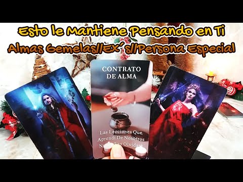 ✨️Escucha‼️Esto Le Mantiene Pensando en Ti Aunque No esté Contigo 🙇🏻‍♂️💭 AlmasGemelas//Ex's🔥 #tarot