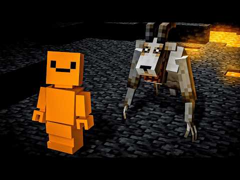 Deixei o Minecraft ASSUSTADOR com LEGO!!