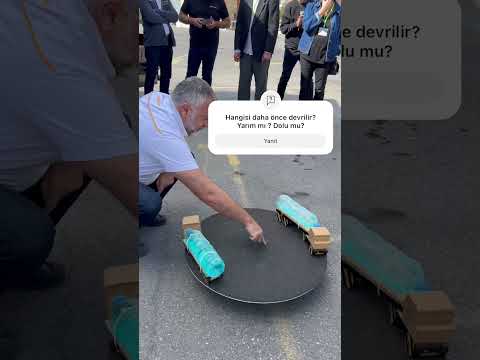 Hangi tanker daha önce devrilir? | Tam dolu mu? Yarı dolu mu? #ayçanınarabaları