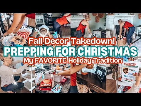 Christmas Prep 2024: Taking Down Fall Decor & Deep Cleaning for the Holidays!