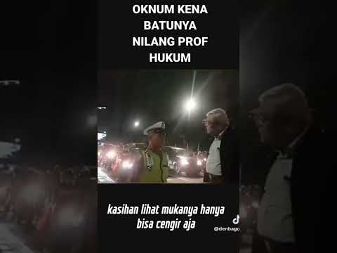KETIKA PROF,DITILANG,POLISI TERDIAM