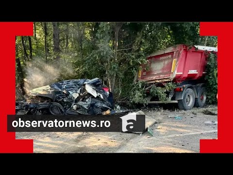 Accident grav pe centura Capitalei. Un şofer a murit, după ce unui camion i-a explodat un cauciuc
