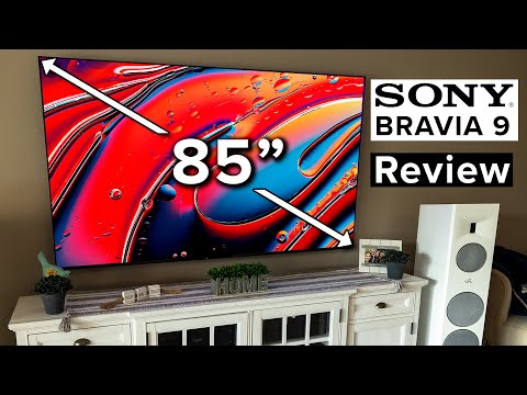 The King of miniLED? Sony's 85" BRAVIA 9 Is BREATHTAKING! Setup and Review