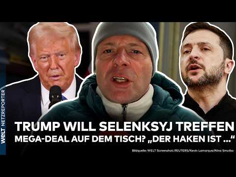 UKRAINE-KRIEG: Paukenschlag! Trump will Selenskyj in Washington treffen! Mega-Deal gegen Putin?