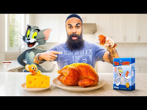 Eating ONLY TOM AND JERRY FOOD