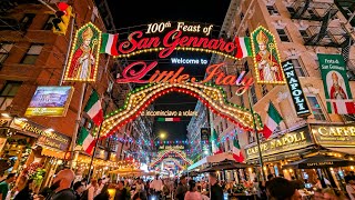 100th Feast of San Gennaro in Little Italy, NYC 🇮🇹