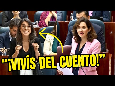 La gritona Bergerot vuelve a la Asamblea dando lecciones de feminismo y Ayuso pisotea su discurso