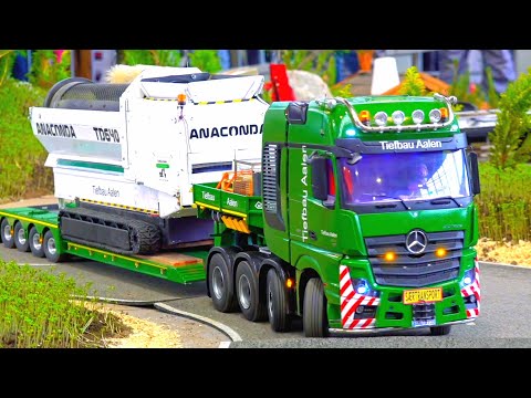 MEGO XXXL COLLECTION, BEST OF RC TRUCKS, RC HYDRAULIC MACHINES IN MOTION, RC TRACTOR AND DUMP TRUCKS