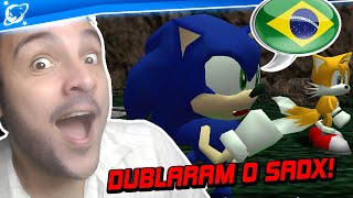 AI MINHA XENA! DUBLARAM O SONIC ADVENTURE DX INTEIRO! BORA MARATONAR