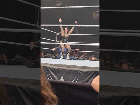 Rhea Ripley gives Nia Jax a stink face 👀👏 #shorts