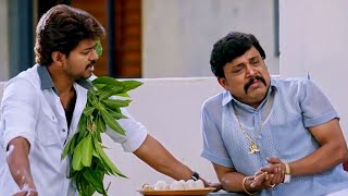 थम्बी रमैया का कॉमेडी सीन | Bhairavaa Movie Scene In HIndi | South Movie Comedy Scene In HIndi