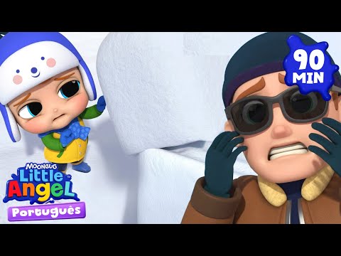 A Aventura Congelante do Joãozinho☃️ | Little Angel e CoComelon - As Músicas da Turminha