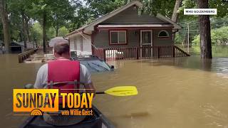 YouTube video thumbnail: Historic Floods Sweep Across Already-Ravaged Indiana 
