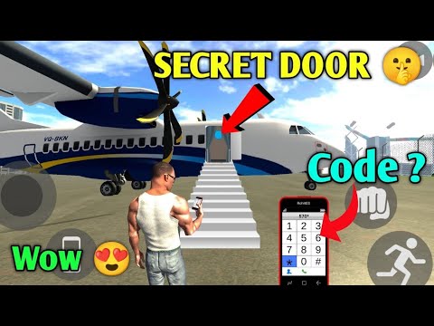 Aeroplane का Secret door | Indian bikes driving 3d | Indian bike driving 3d secret door code