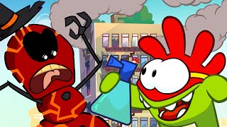 Super Nom vs Homem de Fogo! | MARATONA DE OM NOM BRASIL! | Desenhos Animados Infantis em Português