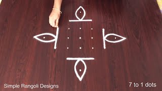 Rangoli for Beginners: 7 Simple Dot Kolam
