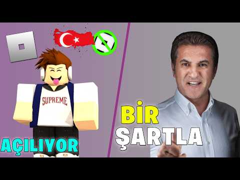 BAŞKAN ROBLOXU AÇIYOR AMA.. 😯 *Bir Şartla*