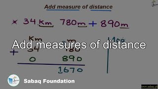 Add measures of distance