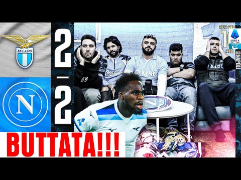 🤬 BUTTATA!!! LAZIO 2-2 NAPOLI | LIVE REACTION NAPOLETANI HD