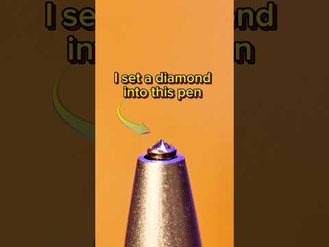 Testing the limits of my new diamond pen