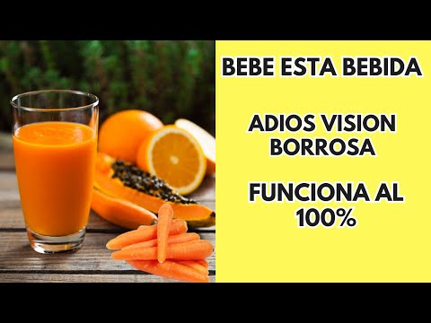 RECUPERA TU Visión Con ZANAHORIA Y PAPAYA PARA UNA MEJOR VISION