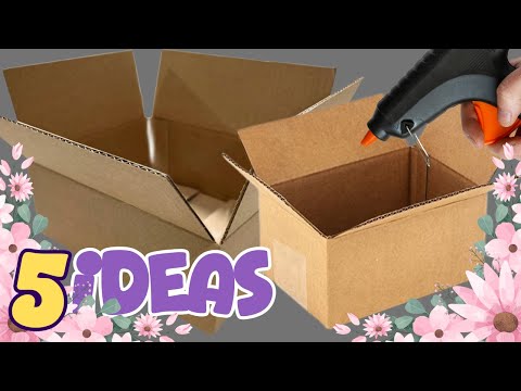 Homebound? Try These 5 Amazing Cardboard Box DIY Projects!