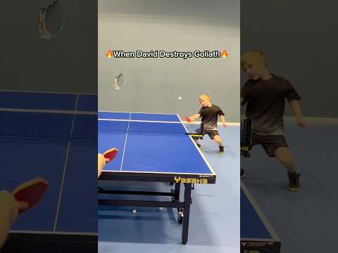 When David Destroys Goliath #pingpong #tabletennis #springonyoutube