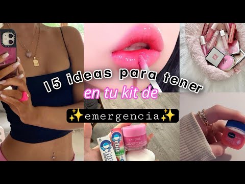 15 IDEAS para TENER tu Kit de Emergencia 👛💸💅🫧ESENCIALES  que NECESITAS✨🧸🧼