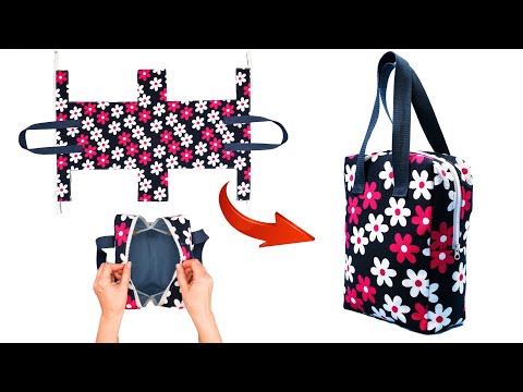 Easiest way to sew a tote bag - step by step tutorial! Miarti👜✂️