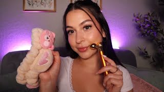 ASMR Cozy at home Spa day with your Sweet Roommate🧖‍♀️🫶🏼 (facial, layered sounds)