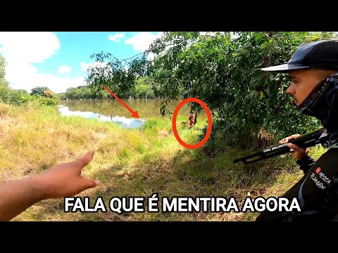 QUERO VER DÚVIDA DESSE PESCADOR AGORA ELE PROVO QUE NÃO É MENTIROSO