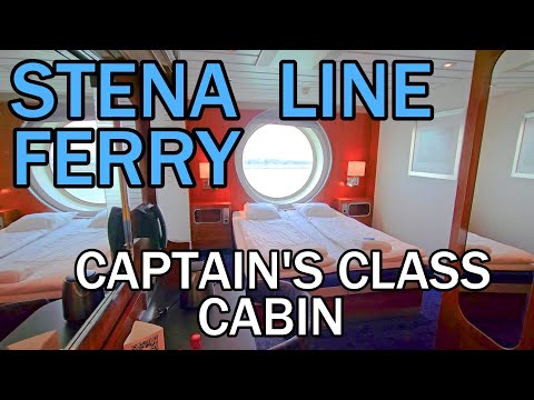 CAPTAIN'S CLASS CABIN - STENA LINE FERRY HOLLAND TO HARWICH UK