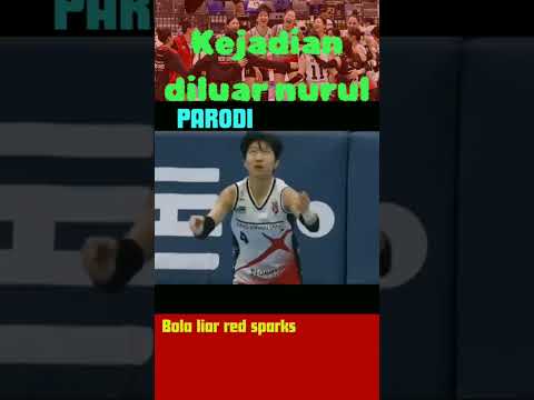 VOLI || Bola liar red sparks || "parodi" di luar nalar. #megawati #voli #redspark