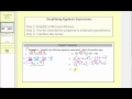 Distributive Property and Simplification