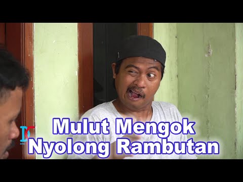 Mulut Mengok Nyolong Rambutan