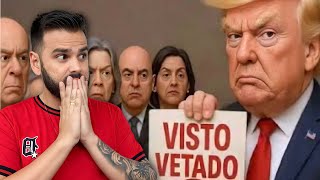 TRUMP CANCELA O VISTO DE QUASE TODOS MINISTROS DO STF, NÃO ENTRAM MAIS NOS EUA