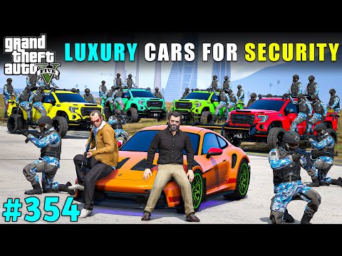 MICHAEL GIFTS LUXURY CARS TO SECURITY | GTA V GAMEPLAY #354 | GTA 5