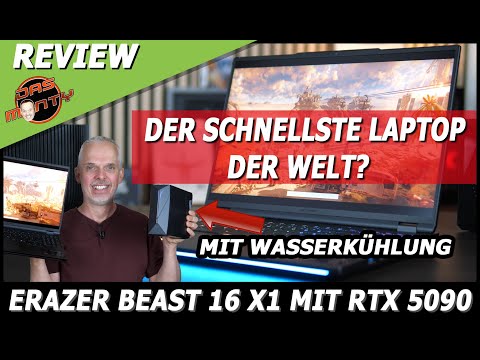 Der schnellste Gaming-Laptop der Welt? | Erazer Beast 16 X1 Ultimate mit RTX 5090 + Wakü im Test