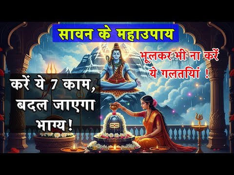 Sawan 2025 : शिवजी को प्रसन्न करने के चमत्कारी उपाय , क्या करें क्या नहीं इस पवित्र महीने में