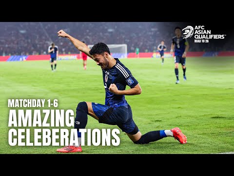 Pure Emotions, Fun and Passion: Asia's Best Goal Celebrations🤩 | AFC Asian Qualifiers™ Road to 26