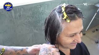 Chanel curto para assumir brancos