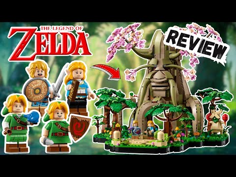 ZELDA - El gran árbol Deku / EL LEGO DEL AÑO / Minifigs