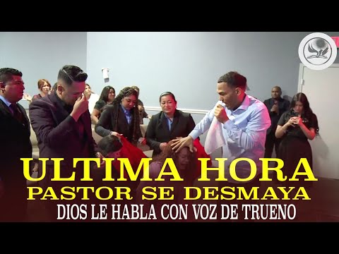 alerta pastor Dios le habla y se desmaya y llora como niño mira lo qué Dios le dijo