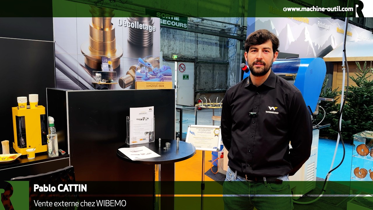 Réglage rapide au micron du faux rond de la pince de reprise sur tour