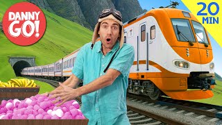 Trains, Bananas, Candy + More! 🚂 🍌🍭 | Dance Compilation | Danny Go! Songs for Kids