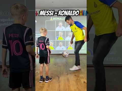 MESSI or RONALDO 😱⚽️😳 Viral XO football game 🤯 #goat #messi #ronaldo #viral #trend