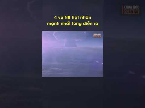 4 vụ nổ bom hạt nhân mạnh nhất từng diễn ra #shorts