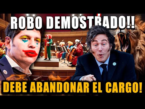 ÚLTIMO!🔥 MILEI ESCRACHÓ AL COMUNISTA DE KICILLOF 🔥 ROBO AL ESTADO!